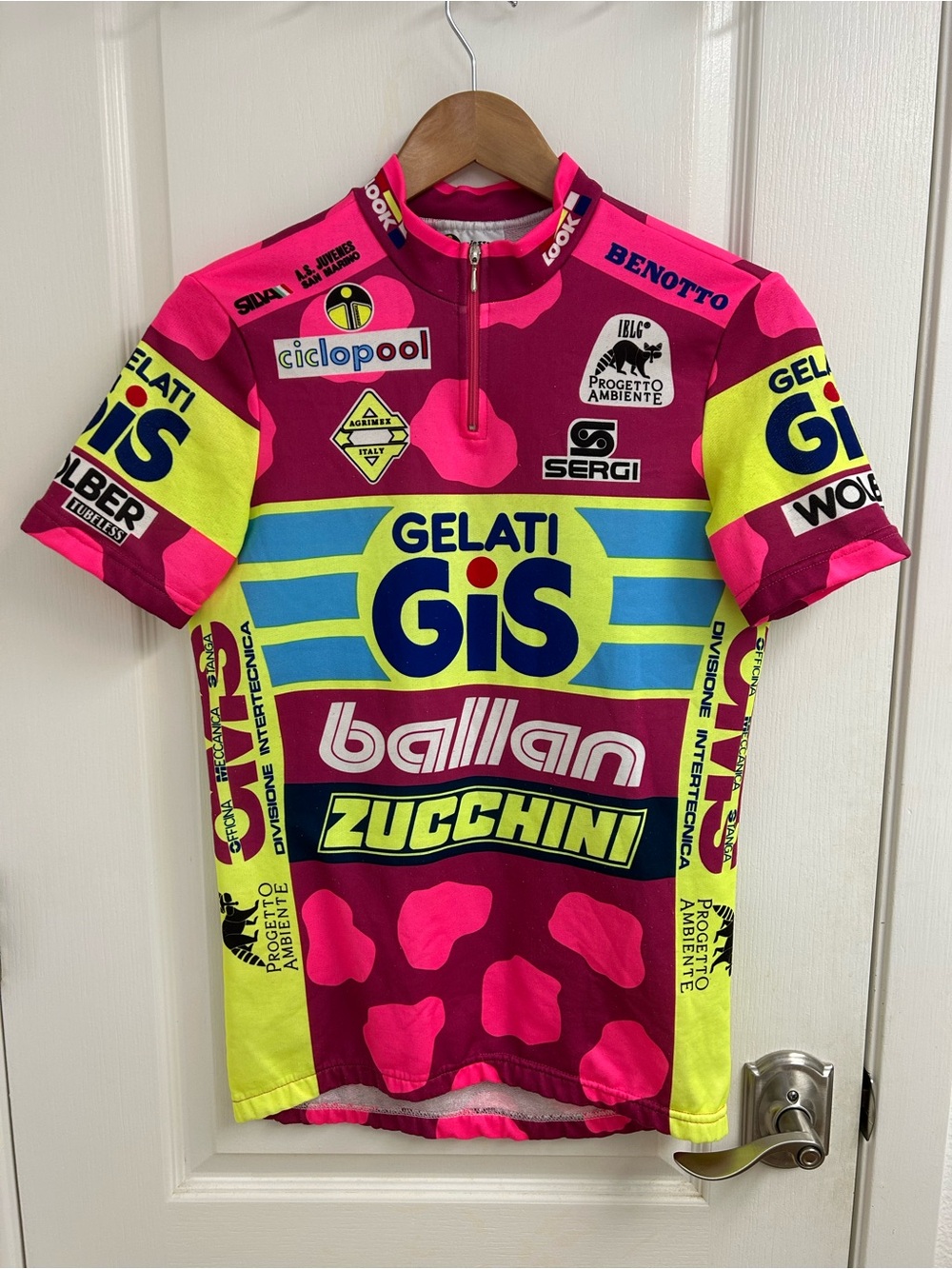Giessegi Cycling Jersey Vintage euro size 3 Medium